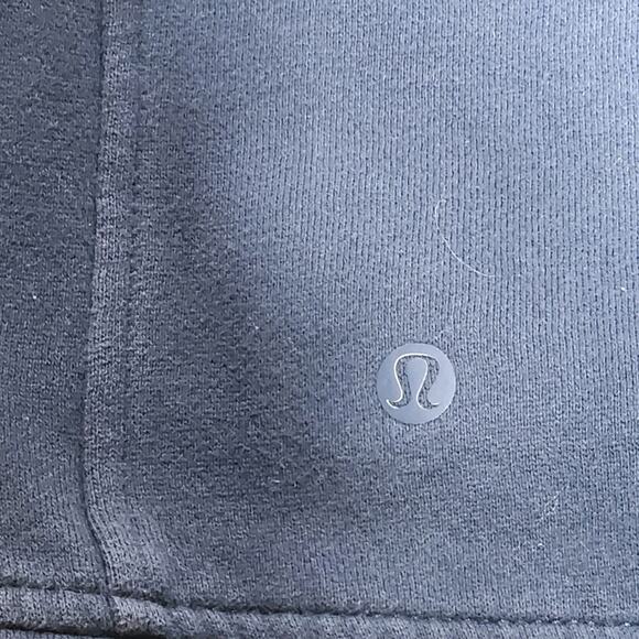 Lululemon Back to it Wrap Sweatshirt Jacket Blue Asymmetrical Zip Up Women's 8 - Picture 5 of 5